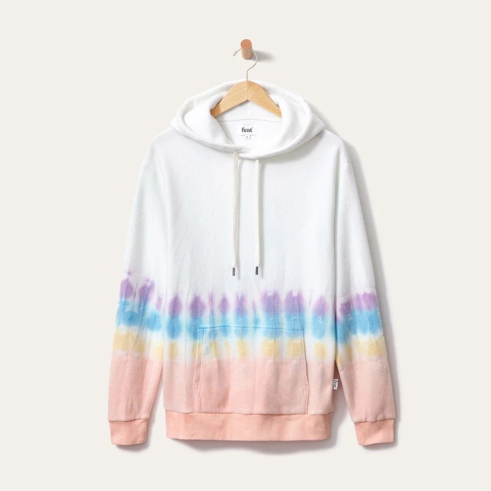 FEAT Blanketblend Coral Reef Tie Dye Hoodie, Size XL